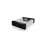 ICY BOX Carrier IB-129SSK-B Carcasa para disco duro Aluminio, Negro 2,5/3,5 pulgadas