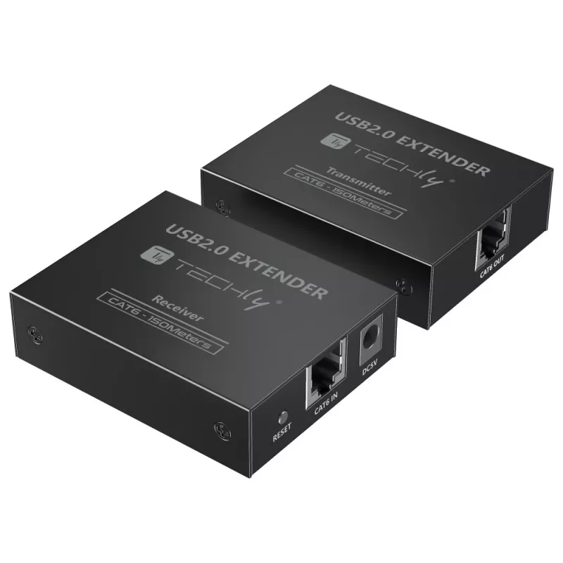 Techly IUSB-EXTEND1504P Extensor USB Emisor y receptor