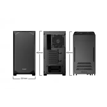 be quiet Pure Base 500 Window negro