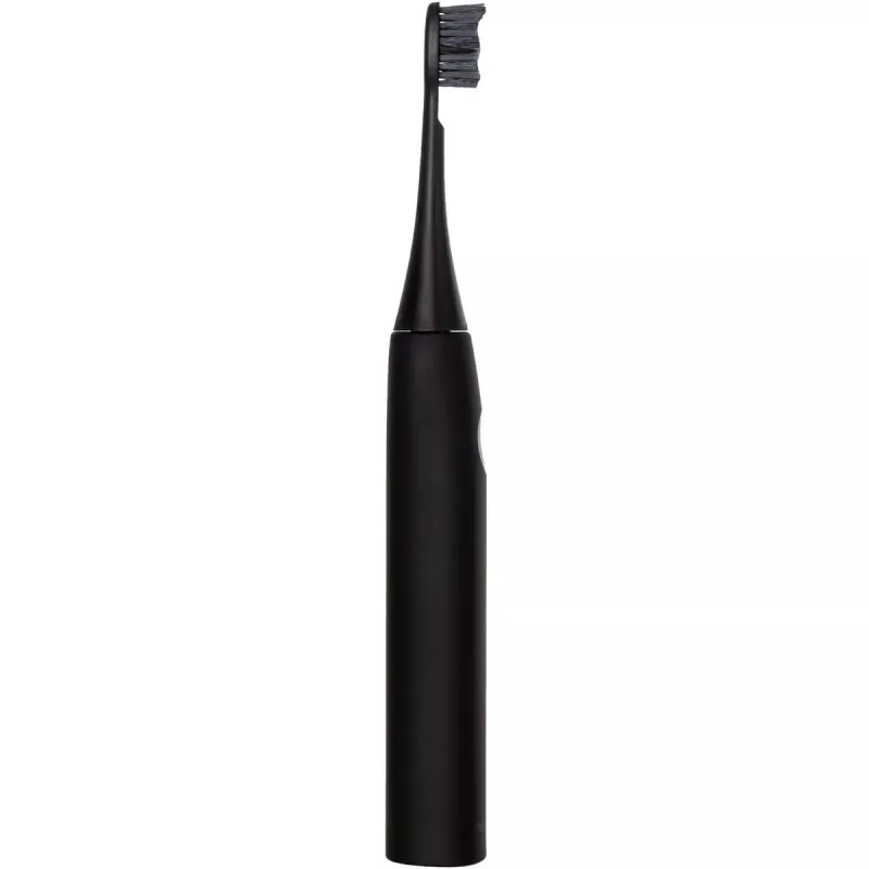 Cepillo de dientes eléctrico Happybrush ECO VIBE 3 Starter Kit todo negro + 4 cabezales de recambio