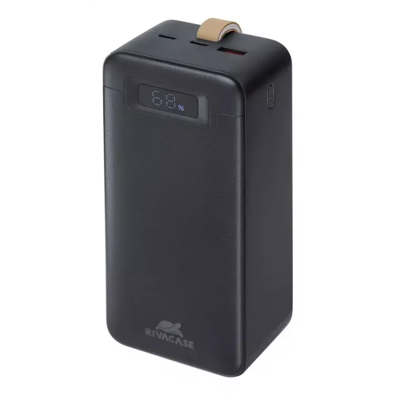 Batería externa Rivacase VA1084 polímero de litio 40000 mAh, Quick Charge 3.0, 2× USB-C + 1× USB-A, negra