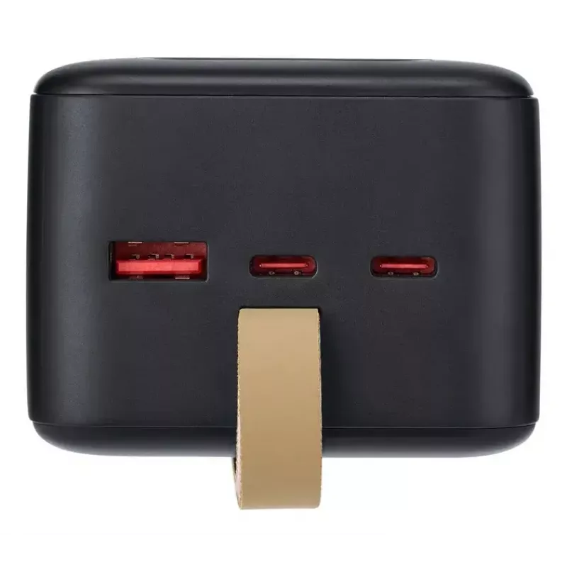 Batería externa Rivacase VA1084 polímero de litio 40000 mAh, Quick Charge 3.0, 2× USB-C + 1× USB-A, negra