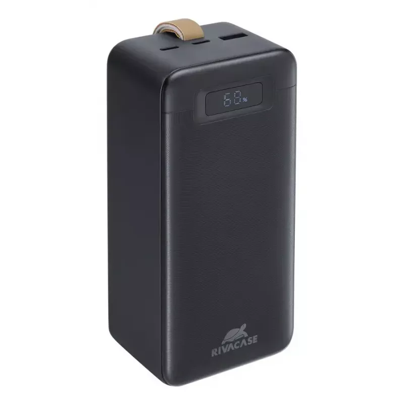 Batería externa Rivacase VA1084 polímero de litio 40000 mAh, Quick Charge 3.0, 2× USB-C + 1× USB-A, negra