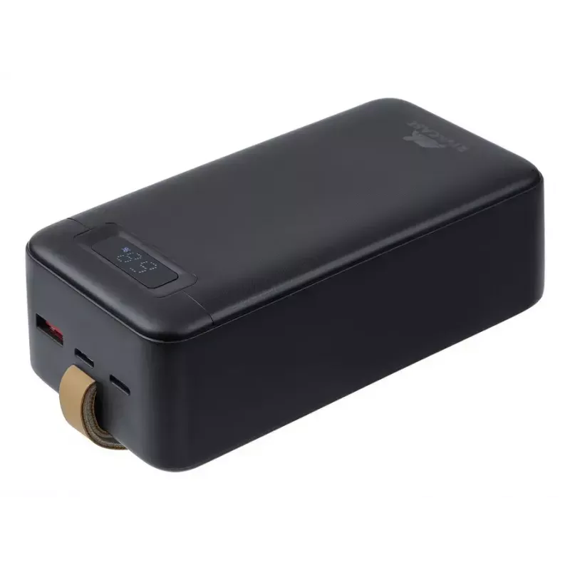 Batería externa Rivacase VA1084 polímero de litio 40000 mAh, Quick Charge 3.0, 2× USB-C + 1× USB-A, negra