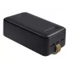 Batería externa Rivacase VA1084 polímero de litio 40000 mAh, Quick Charge 3.0, 2× USB-C + 1× USB-A, negra