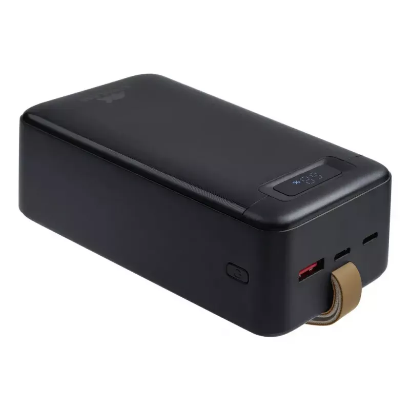 Batería externa Rivacase VA1084 polímero de litio 40000 mAh, Quick Charge 3.0, 2× USB-C + 1× USB-A, negra