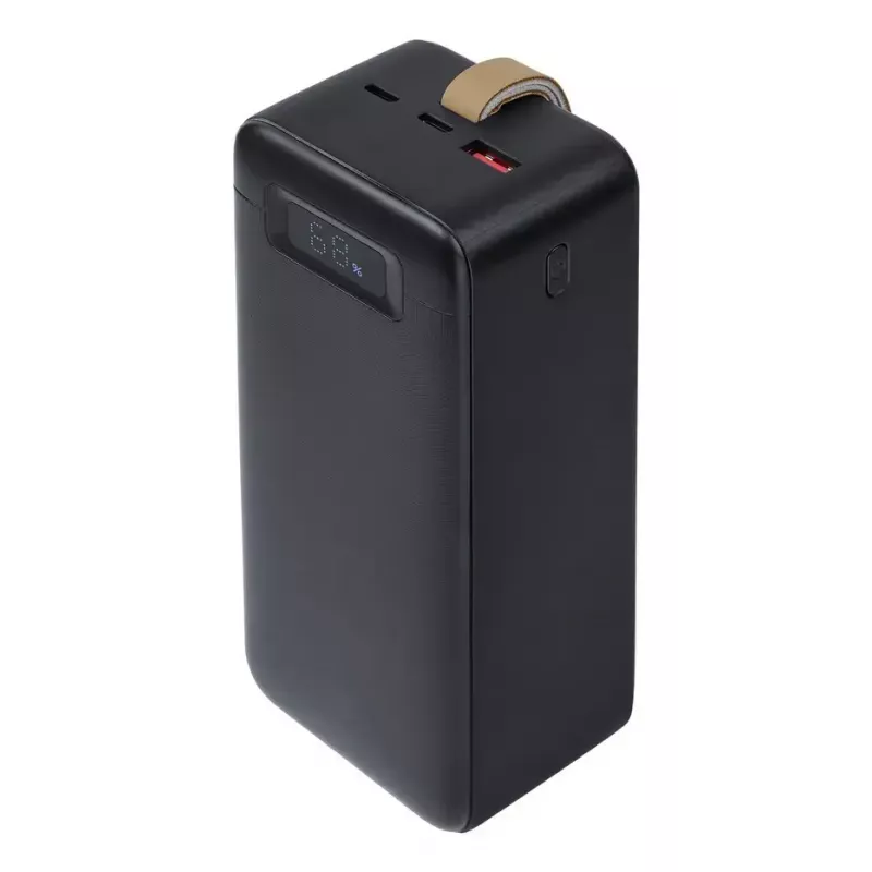 Batería externa Rivacase VA1084 polímero de litio 40000 mAh, Quick Charge 3.0, 2× USB-C + 1× USB-A, negra