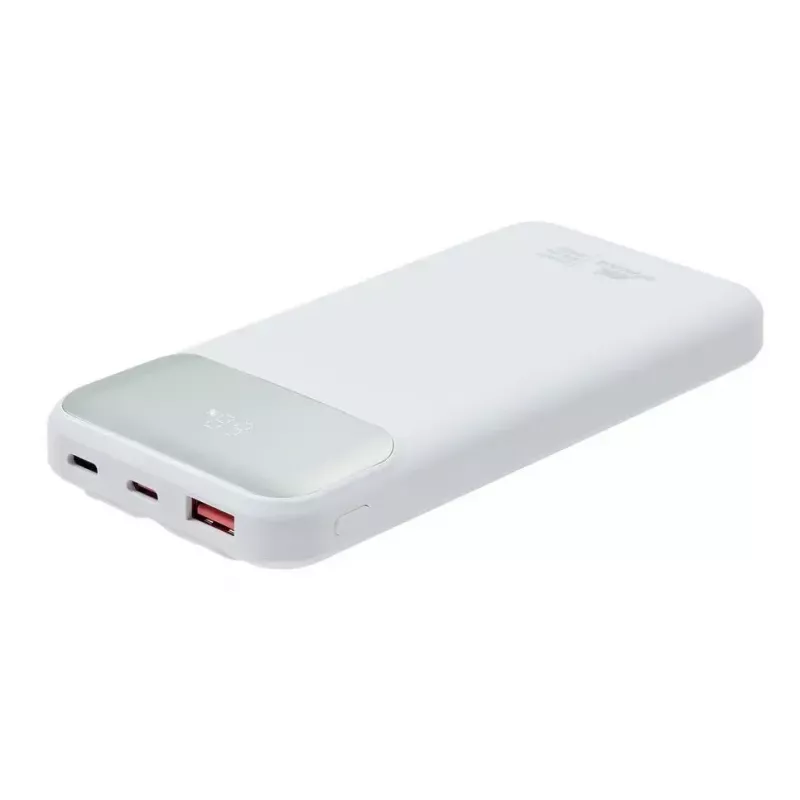 Batería externa portátil Rivacase VA2211WH — 10000 mAh, PD 3.0, QC 3.0, 1x USB-A + 2x USB-C, salida 22,5 W