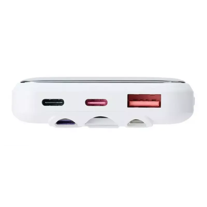Batería externa portátil Rivacase VA2211WH — 10000 mAh, PD 3.0, QC 3.0, 1x USB-A + 2x USB-C, salida 22,5 W