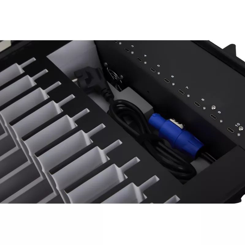 DEQSTER 10-744120 cargador móvil para tablet negro AC carga rápida interior, exterior