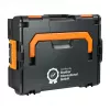 Maletín rígido Brother ZPTOUCHLBOXXKOMPL para dispositivo, negro, naranja