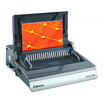 Encuadernadora Fellowes Galaxy E Comb 500 hojas negra, plata