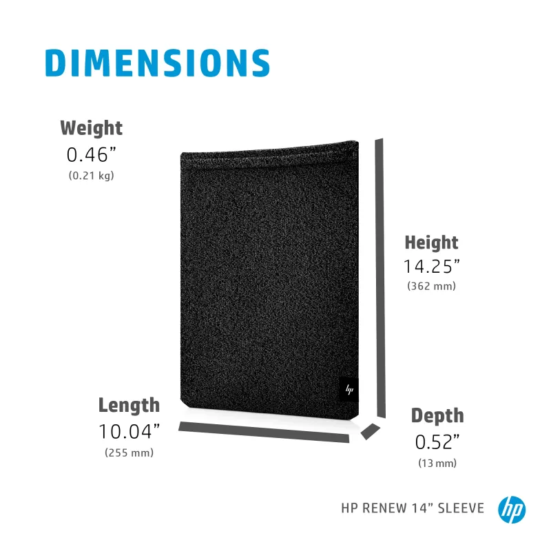 HP Renew funda para portátil, funda, 35,6 cm (14