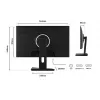 JAPANNEXT JN-I238FHD200F monitor de ordenador 60,5 cm (23,8 inch) 1920 x 1080 píxeles Full HD LCD negro