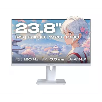 JAPANNEXT JN-I238FHD120F-HSP-W monitor de ordenador 60,5 cm (23,8 inch) 1920 x 1080 píxeles Full HD LCD blanco