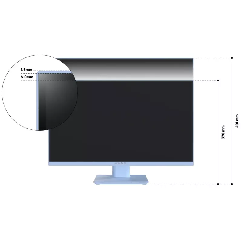 JAPANNEXT JN-I238FHD120F-HSP-BB monitor de ordenador 60,5 cm (23,8 inch) 1920 x 1080 píxeles Full HD LCD azul