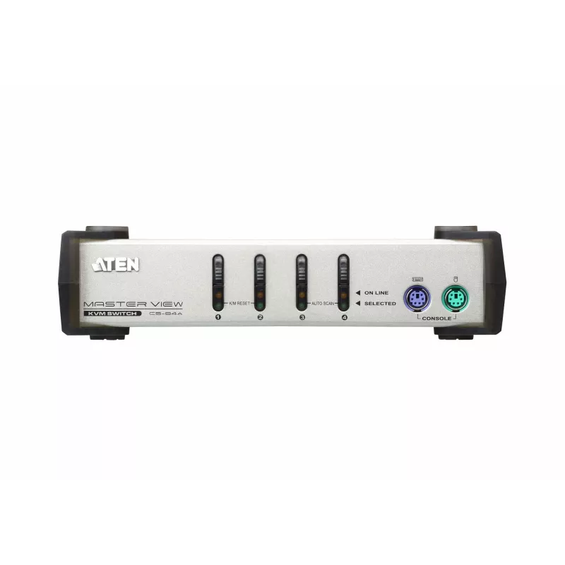 Conmutador KVM ATEN CS84A Plateado