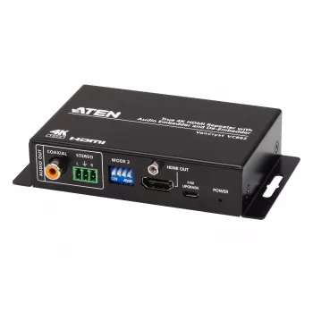 Repetidor HDMI True 4K ATEN con audio embedder y de-embedder