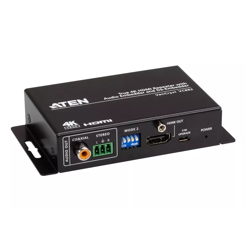Repetidor HDMI True 4K ATEN con audio embedder y de-embedder