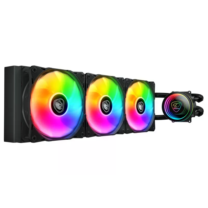 Refrigeración líquida todo en uno COUGAR Gaming CGR-PSDELRGB-B-360 12 cm Negro