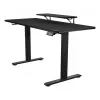 Mesa gaming eléctrica COUGAR E-Star 140, negra (1400x600x720-1170mm)