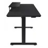 Mesa gaming eléctrica COUGAR E-Star 140, negra (1400x600x720-1170mm)