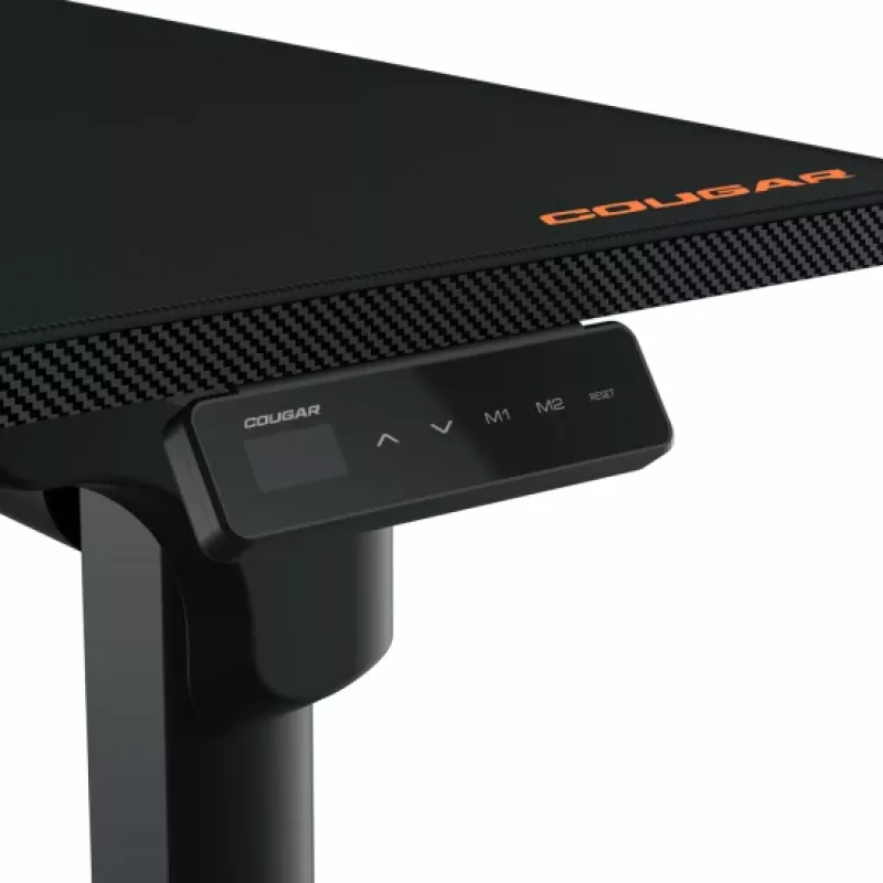 Escritorio gaming COUGAR E-GRAV 160 Negro Rectangular Fibra de carbono 160x75 cm