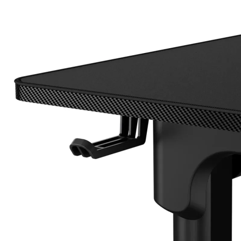 Escritorio gaming COUGAR E-GRAV 160 Negro Rectangular Fibra de carbono 160x75 cm