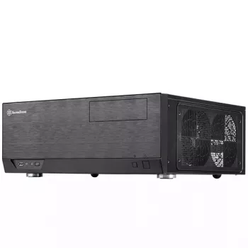 Caja de PC Silverstone GD09B-C HTPC Negra