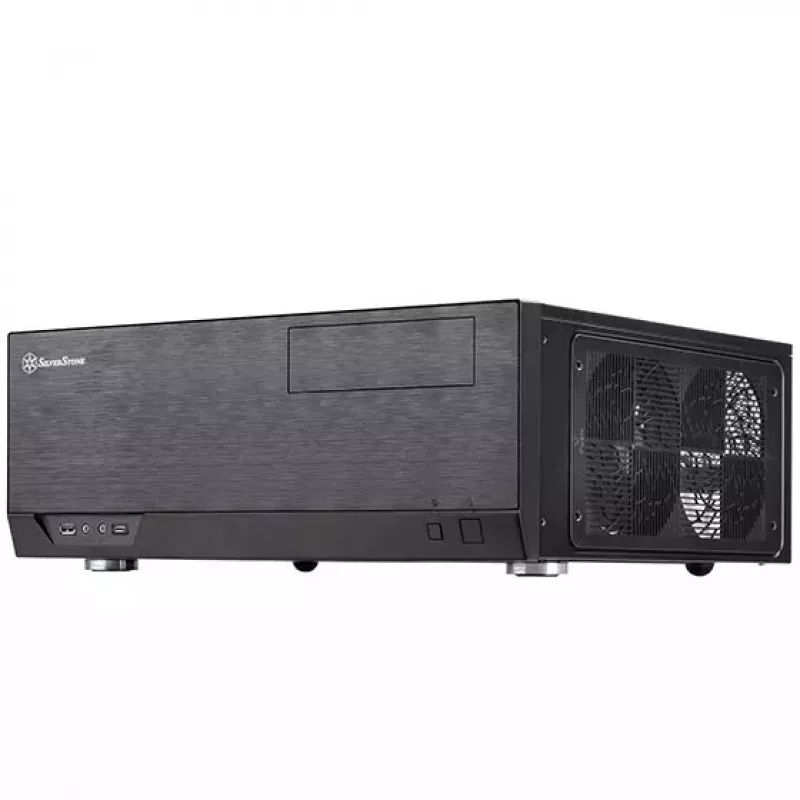 Caja de PC Silverstone GD09B-C HTPC Negra