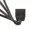 Cable Silverstone CPL03 0,3 m 4 x 4 pines PWM 4 pines PWM