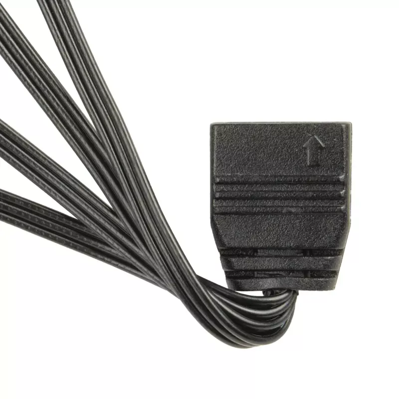 Cable Silverstone CPL03 0,3 m 4 x 4 pines PWM 4 pines PWM