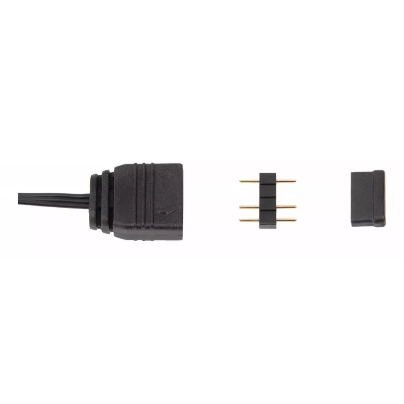 Cable Silverstone CPL03 0,3 m 4 x 4 pines PWM 4 pines PWM