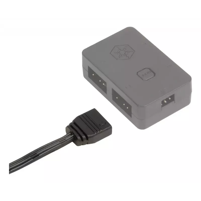 Cable Silverstone CPL03 0,3 m 4 x 4 pines PWM 4 pines PWM