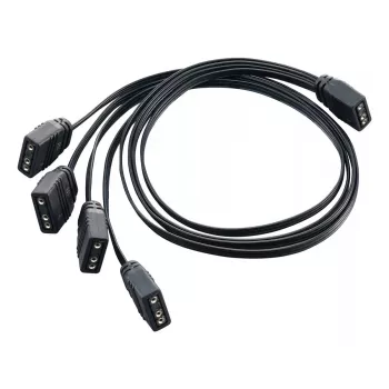 Cable Silverstone CPL03 0,3 m 4 x 4 pines PWM 4 pines PWM