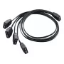 Cable Silverstone CPL03 0,3 m 4 x 4 pines PWM 4 pines PWM