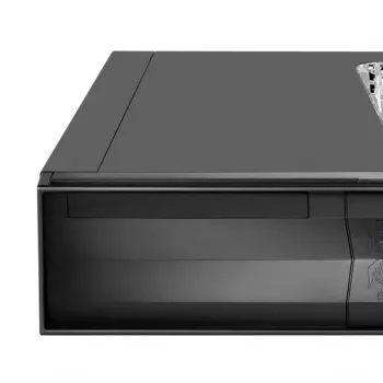 Caja de PC Silverstone RVZ02 Small Form Factor Negra, Plateada
