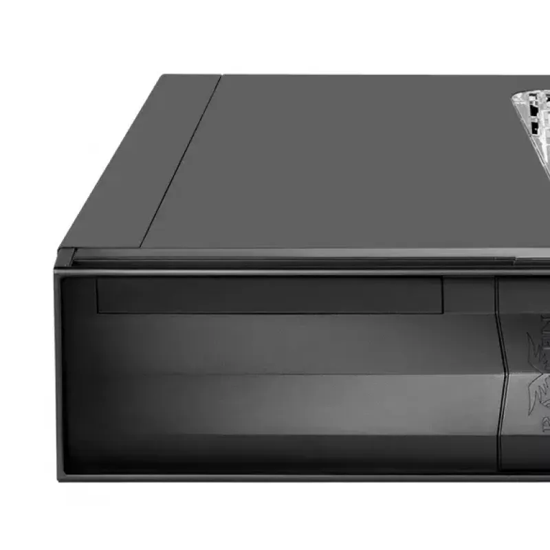 Caja de PC Silverstone RVZ02 Small Form Factor Negra, Plateada