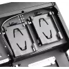 Caja de PC Silverstone RVZ02 Small Form Factor Negra, Plateada