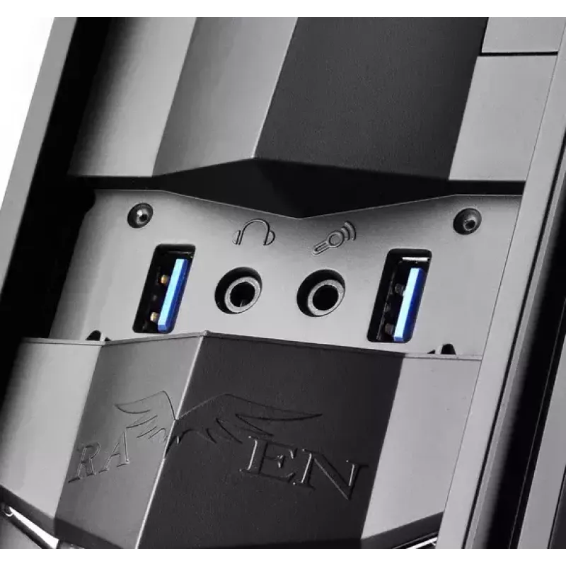 Caja de PC Silverstone RVZ02 Small Form Factor Negra, Plateada