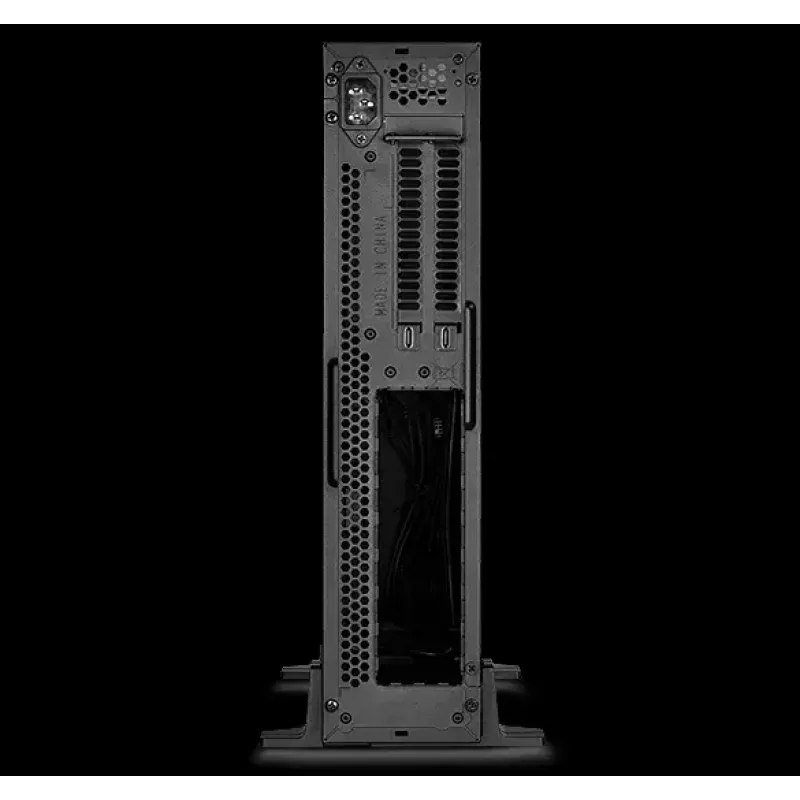 Caja de PC Silverstone RVZ02 Small Form Factor Negra, Plateada