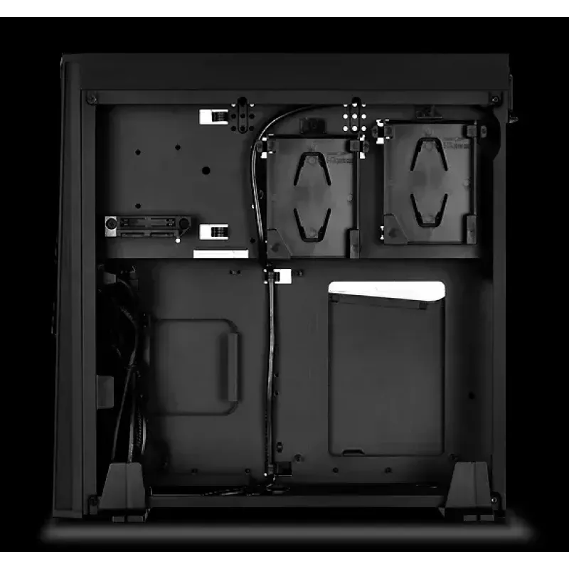 Caja de PC Silverstone RVZ02 Small Form Factor Negra, Plateada