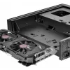 Caja de PC Silverstone RVZ02 Small Form Factor Negra, Plateada