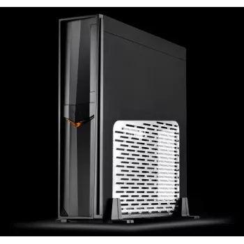 Caja de PC Silverstone RVZ02 Small Form Factor Negra, Plateada