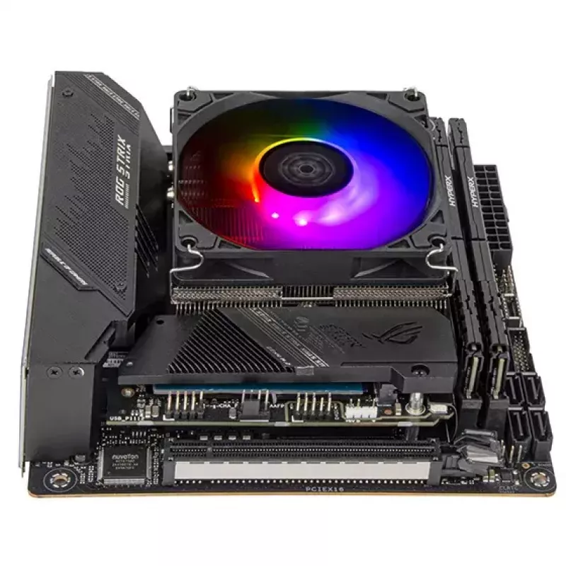 Ventilador Silverstone Hydrogon H90 ARGB 9,2 cm Negro 500-2600 RPM
