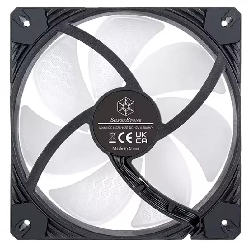 Ventilador Silverstone SST-SF140B-ARGB 14 cm 2200 RPM Negro