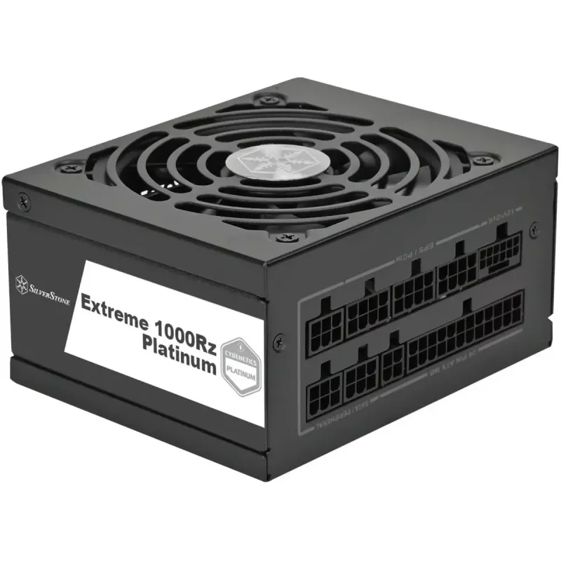 Silverstone Technology Extreme 1000Rz Platinum (negro, 2x 12 pines GPU de alto rendimiento, 8x PCIe, gestión de cables, 1000 vatios)