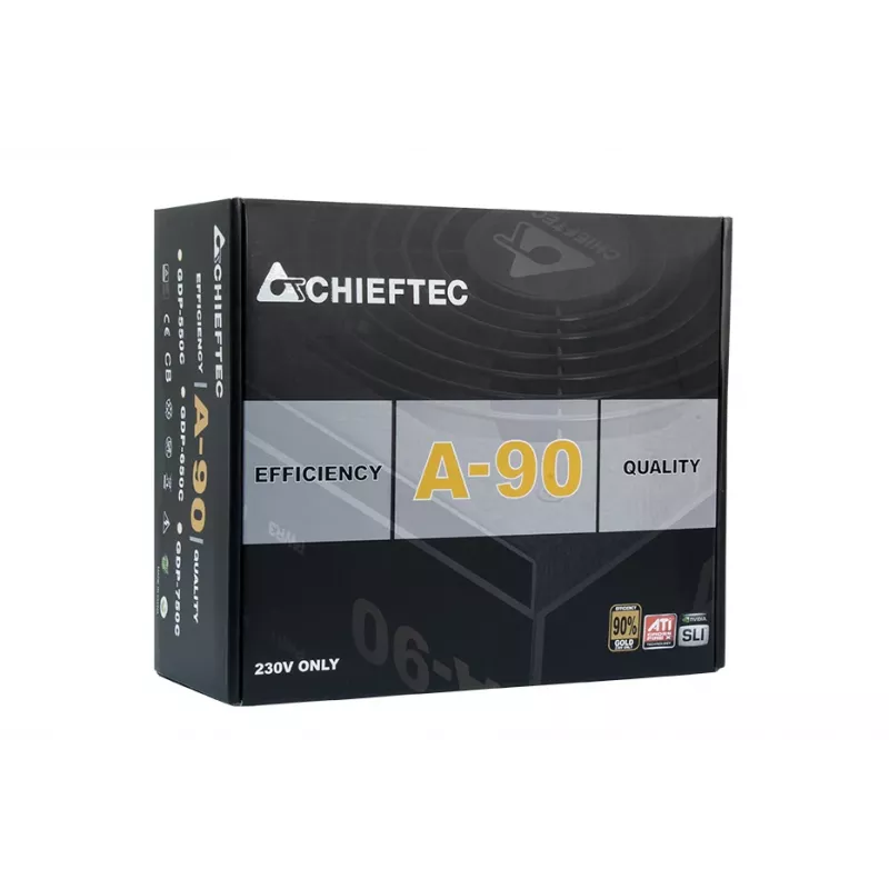Fuente de alimentación Chieftec GDP-650C 650 W 20+4 pines ATX PS/2 Negra