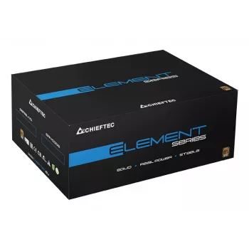 Fuente de alimentación Chieftec ELP-700S 700 W 20+4 pines ATX PS/2 Negra