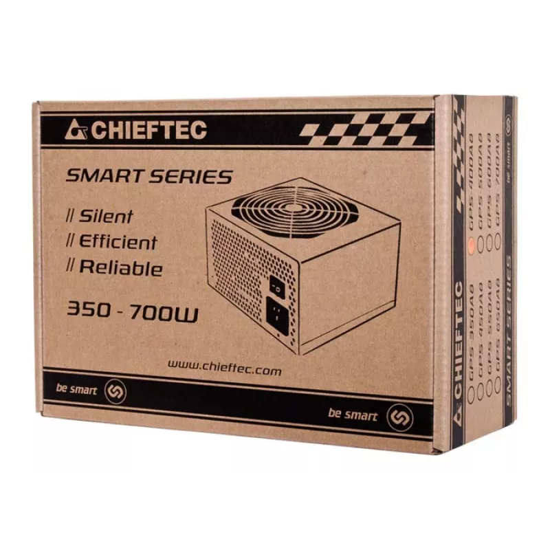 Fuente de alimentación Chieftec GPS-650A8 650 W 20+4 pines ATX PS/2 Negra